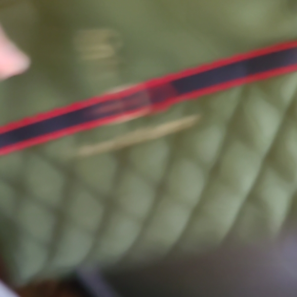 Roberta di Camerino Olive Green Quilted Tote With Removable Pouch - Picture 6 of 7